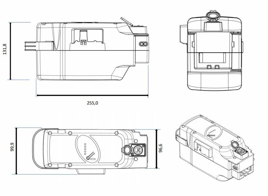 E-Bike Vision - EBV Batterie Compatible Panasonic 26 V – Image 2