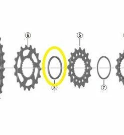 Shimano - Entretoise Y-0GX00310 Pour Cassette XT CS-M8100